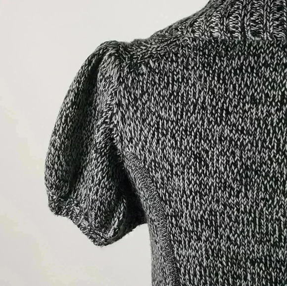 BCBGMaxAzria Sweater Cardigan Gray Short Sleeve - Picture 12 of 16